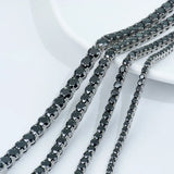 S925 Sterling Silver 5/6.5MM GRA Multi-Stvle Diamond Tennis Link Bracelets for Women Men Gifts Fine Jewelry